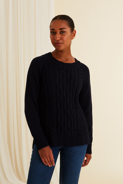 Oasis matilda 2025 cable knit jumper