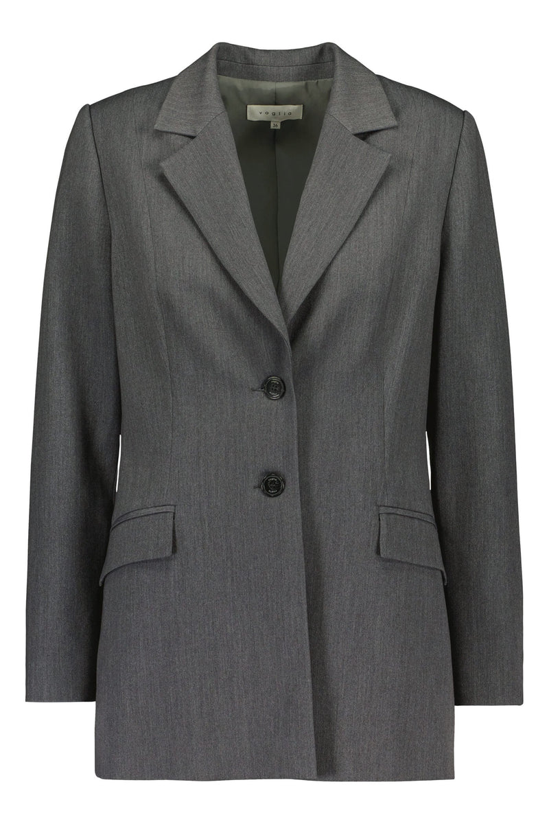 cornelia jacket charcoal grey front