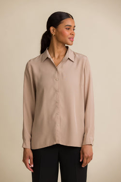 kristina classic shirt sand 38 side