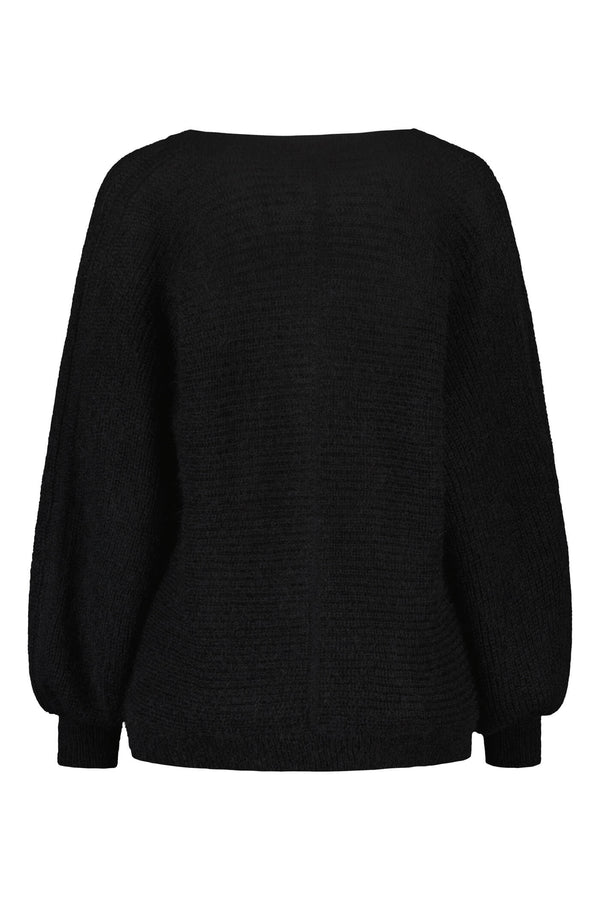 livia mohair jumper blackest back