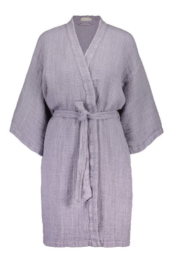 EDEN Waffle Robe lavender front