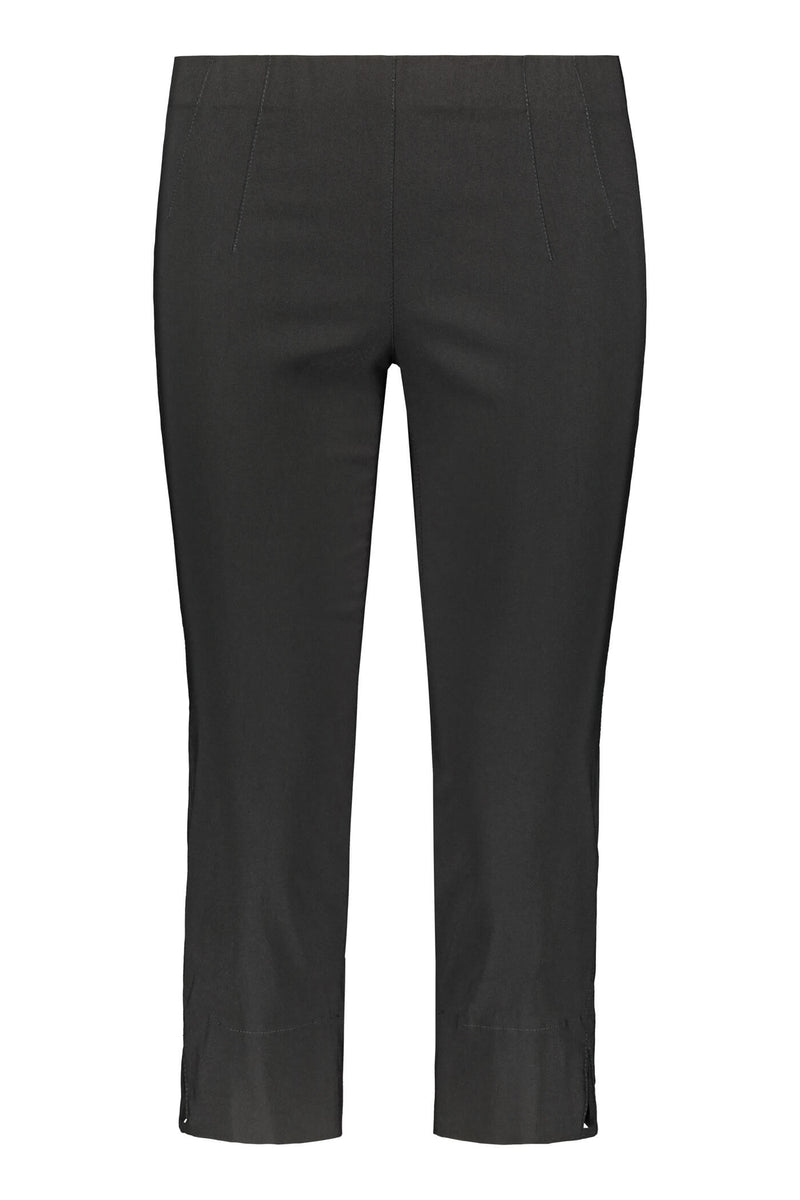 GINA Capri Stretch Trousers blackest front